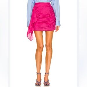 RHODE Hannah Skirt in Hot Pink